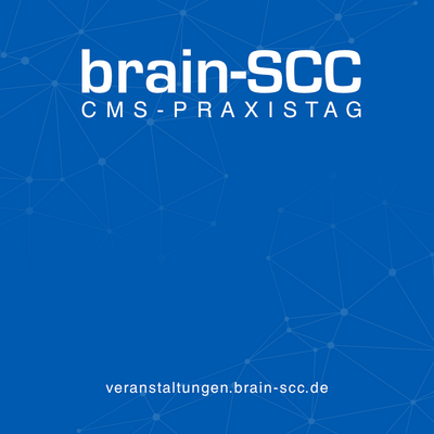 CMS-Praxistag 2021 © brain-SCC GmbH